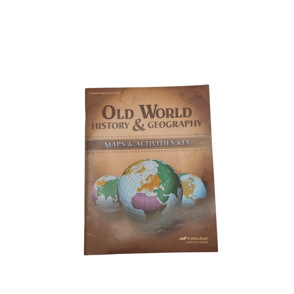 A Beka Homeschool‎ Old World History Geography Maps Activities Key 5th Grade
